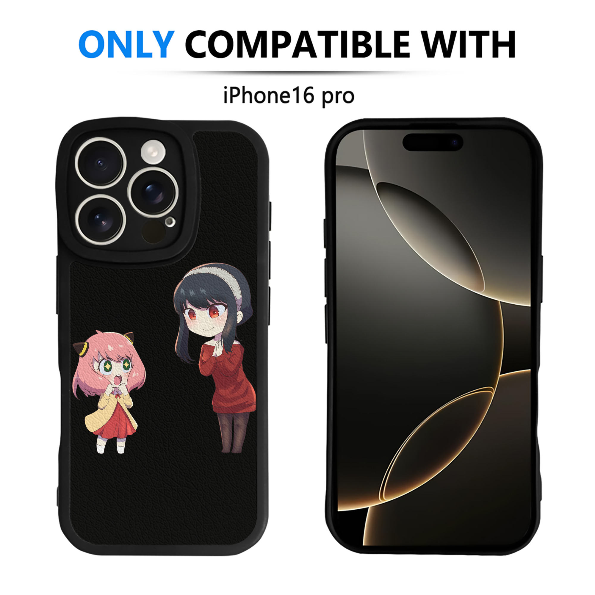 （画像用） SPY×FAMILY间谍家家酒 【iPhone 16シリーズ対応】シリコンスマホケース（レザー調） 材質：シリコン